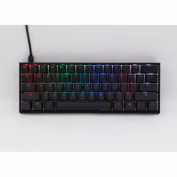Ducky Mecha Mini clavier Souris incluse USB Anglais Noir