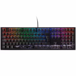 Clavier de jeu - Ducky - Shine 7 PBT - MX Speed-Silver - Rétroéclairé - Touches programmables