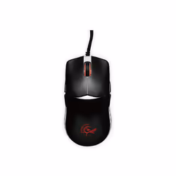 Ducky Feather, Ambidextre, Optique, USB Type-A, 16000 DPI, Noir