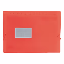 Liderpapel FU11, Chemise à rabats, A4, Polypropylène (PP), Rouge, Mat, Elastique