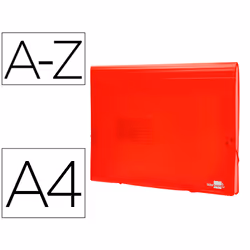 Liderpapel FU11 fichier Polypropylène (PP) Rouge A4