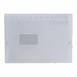 Liderpapel FU09, Chemise à rabats, A4, Polypropylène (PP), Transparent, Mat, Elastique