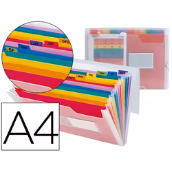Liderpapel FU08 fichier Polypropylène (PP) Transparent A4