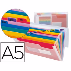 Liderpapel FU23 fichier Polypropylène (PP) Rouge A5