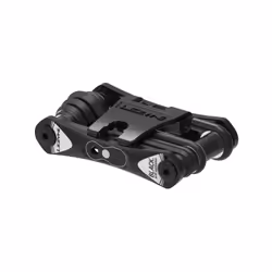Lezyne Rap II 12 Black, Outils de bicyclette, Multi-outils vélo, Noir, Aluminium, Acier, T10, T25, T30, 2,2.5,3,4,5,6,8 mm