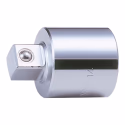 Cet adaptateur convient pour mettre des douilles femelle 1/4" sur des embouts mâles de carré 3/8 ''. Son carré conducteur est ...