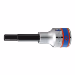 Cette douille tournevis ou douille embout 6 pans possède un carré de 1/2'' avec un empreinte hexagonale H6. L'embout est long ...