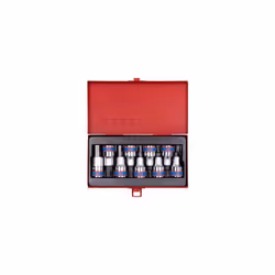 KING TONY - Coffret de douilles 1/2 mâle, 9 pièces Caractéristiques principales de ce produit : Coffret métallique. Douilles  ...
