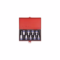 KING TONY - Coffret de douilles longues 1/2 mâles, 9 pièces Caractéristiques principales de ce produit : Coffret métallique.  ...