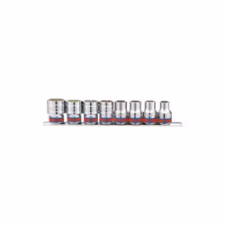 KING TONY - Jeu de 8 douilles 12 pans 1/2 N pouce sur rail Caractéristiques principales de ce produit : Douilles 12 pans. Con ...
