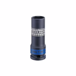 KING TONY NASADKA DŁUGA UDAROWA CIENKOŚCIENNA 1/2" 17mm x 80mm 6-KĄT DO ALUFELG