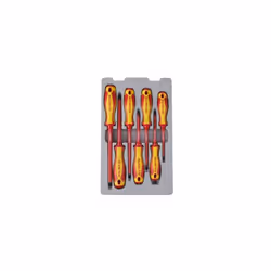 KING TONY - Jeu de 7 tournevis électricien 1000V Phillips et plats Caractéristiques principales de ce produit : Empreintes de ...