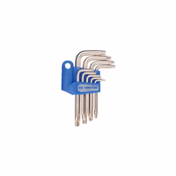 KING TONY - Jeu de 9 clés Torx Tamper Caractéristiques principales de ce produit : Etui plastique. Contenu : Clé mâle RESISTO ...