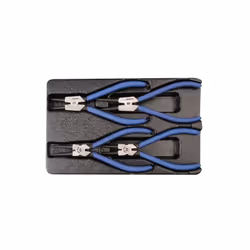 KING TONY - Thermoformé 4 pinces circlips pour coffre Caractéristiques principales de ce produit : #2. Contenu : Pince pour c ...