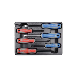 Thermoformé de 6 tournevis ph 0X60-1X80-2X100- Plats 3X75-5.5X100-6.5 - King Tony