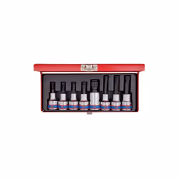 KING TONY - Coffret de douilles 1/2 Spline M5-6-8-10-16 Caractéristiques principales de ce produit : Douilles tournevis XZN®. ...