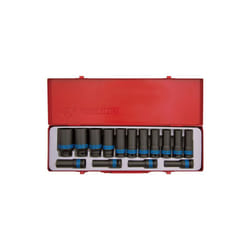 Coffret de douilles longues choc 1/2' 15 pcs version 21-24-26-29-32mm - King Tony