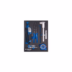 KING TONY - Module mousse + PP 7 outils de mesure Caractéristiques principales de ce produit : (280 x 375 mm). Contenu : Cont ...
