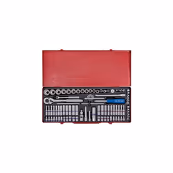 KING TONY - Coffret de douilles 1/4 et 3/8 12 pans 91 pièces Caractéristiques principales de ce produit : Coffret métallique. ...