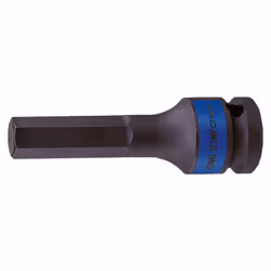 DIN 3121. Chrome molybdenum. Finition phosphatée. Couple max : 62,4 Nm. Douille : Douille tournevis à chocs 6 pans 1/2" - 6 m ...
