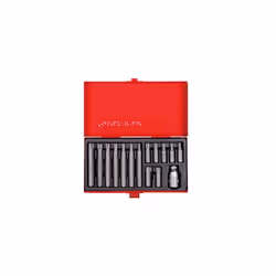 KING TONY - Coffret embouts Torx 15 pièces Caractéristiques principales de ce produit : Coffret métallique Embouts tournevis ...