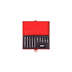 KING TONY - Coffret d'embouts Spline 11 pièces Caractéristiques principales de ce produit : Coffret métallique Embouts tourne ...