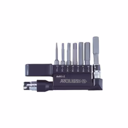 KING TONY - Jeu d'embouts mâle 6 pans avec tournevis Caractéristiques principales de ce produit : Tournevis en L. Embouts tou ...