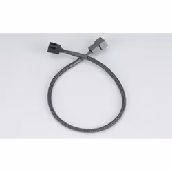 Akasa PWM fan extension cable, 0,3 m, 4-pin PWM, 4-pin PWM, Nickel, Noir, 80 mm