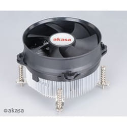 Akasa AK-CCE-7105EP système de refroidissement d’ordinateur Processeur Refroidisseur 9,2 cm Noir, Argent