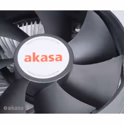 Akasa AK-CCE-7105EP système de refroidissement d’ordinateur Processeur Refroidisseur 9,2 cm Noir, Argent