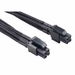 Akasa Flexa P8, 0,4 m, 8-pin(4+4) EPS12V, Mâle, Femelle, Noir
