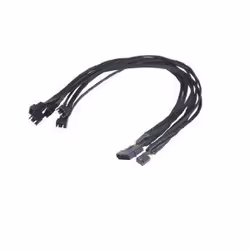 Akasa FLEXA FP5, 0,45 m, Molex (4-pin), Mâle, Noir