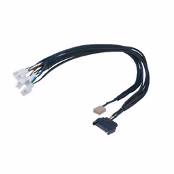 Akasa FLEXA FP5S, 0,45 m, SATA 15 broches, Noir, 40 g, 110 mm, 245 mm