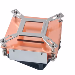 Akasa AK-CC7302BT01 système de refroidissement d’ordinateur Processeur Refroidisseur 7 cm Noir, Orange, Argent