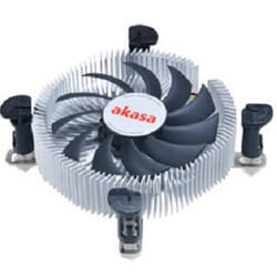 Akasa AK-CC7122BP01 système de refroidissement d’ordinateur Processeur Refroidisseur 7,5 cm Aluminium, Bleu