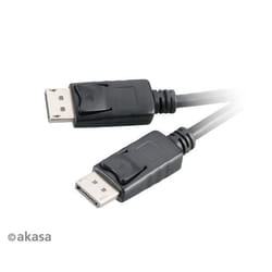 Akasa AK-CBDP01-20BK câble DisplayPort 2 m Noir