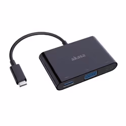Akasa AK-CBCA02-15BK adaptateur graphique USB 1920 x 1200 pixels Noir