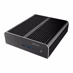 Akasa Newton S7, Small Form Factor (SFF), PC, Noir, UCFF, Aluminium, HDD, Énergie