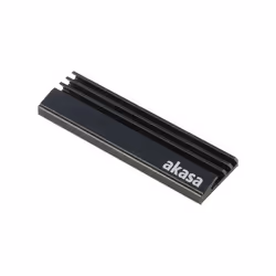 Akasa A-M2HS01-BK, Noir, M.2 SSD, 71 mm, 22 mm, 6,4 mm, 1 pièce(s)