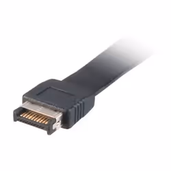 Akasa AK-CBUB37-50BK, 0,5 m, USB C, USB C, USB 3.2 Gen 2 (3.1 Gen 2), Noir