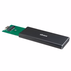 Akasa AK-ENU3M2-BK Boîtier de disques de stockage Enceinte ssd Noir M.2