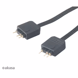 Akasa AK-CBLD08-12BK câble de signal 0,12 m Noir