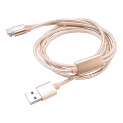 Akasa AK-CBUB42-12GL câble USB 1,2 m USB 2.0 USB A USB C/Micro-USB B Or