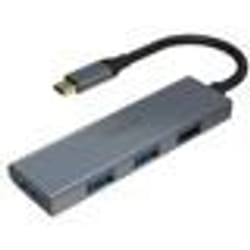 Hub USB-C - Akasa - AK-CBCA25-18BK - 4 ports USB-A - Aluminium - 5 Go/s