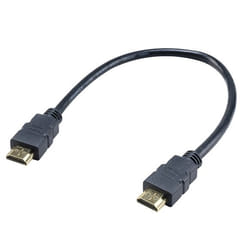 Akasa AK-CBHD25-30BK câble HDMI 0,3 m HDMI Type A (Standard) Noir
