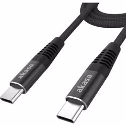 Le câble de charge AKASA USB Typ C à USB Typ C 100W PD Ladekabel est un accessoire incontournable pour tous les utilisateurs  ...