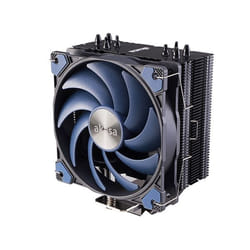 Akasa Alucia H4 Processeur Refroidisseur d'air 12 cm Noir, Bleu 1 pièce(s)
