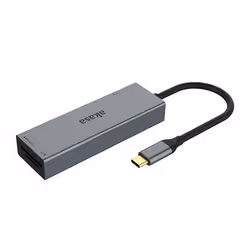 Akasa AK-CR-09BK lecteur de carte mémoire USB 2.0 Type-C Gris - Vue supplémentaire 2