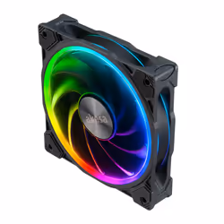 Akasa SOHO AR, Dissipateur thermique/Radiateur, 12 cm, 500 tr/min, 2000 tr/min, 52,91 cfm, Noir, Transparent
