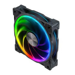 Akasa SOHO AR Boitier PC Dissipateur thermique/Radiateur 12 cm Noir, Transparent 1 pièce(s)